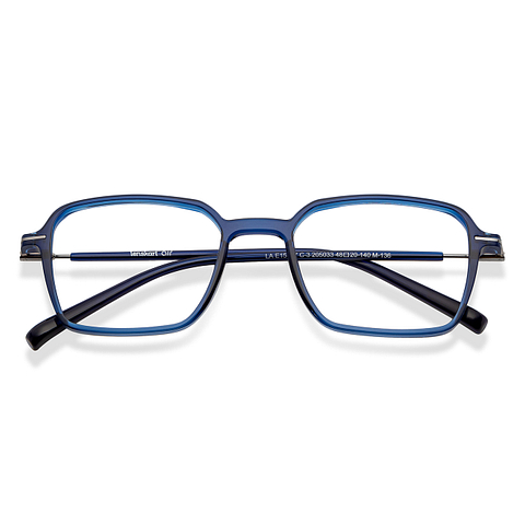 Lenskart Air Online Sky Blue Full Rim Square left side