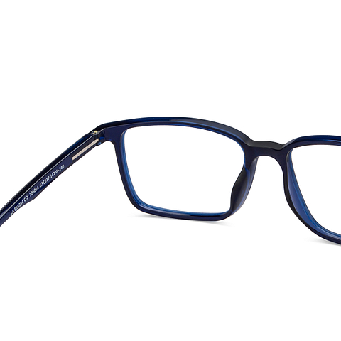Lenskart Air Online Sky Blue Full Rim Rectangle right side