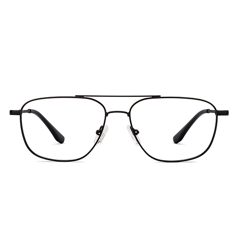 Lenskart Air Online Black Transparent Full Rim Square left side