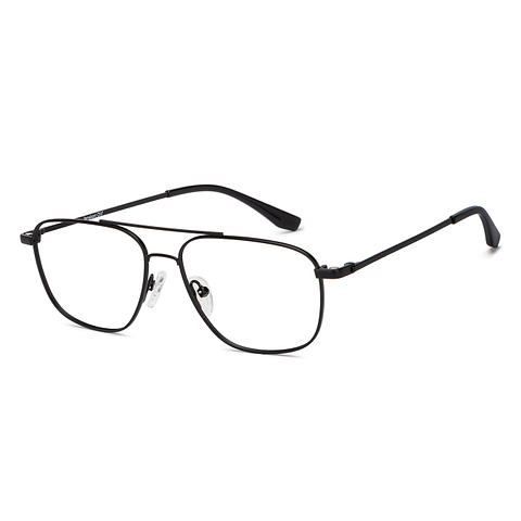 Lenskart Air Online Black Transparent Full Rim Square left side