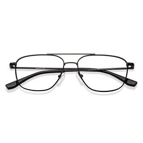 Lenskart Air Online Black Transparent Full Rim Square right side