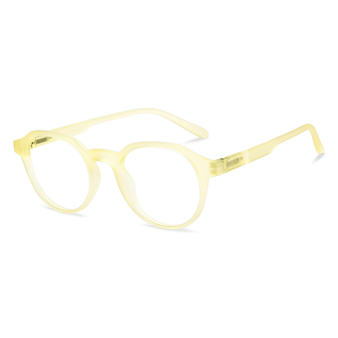 Lenskart Air Online Yellow Transparent Full Rim Round right side