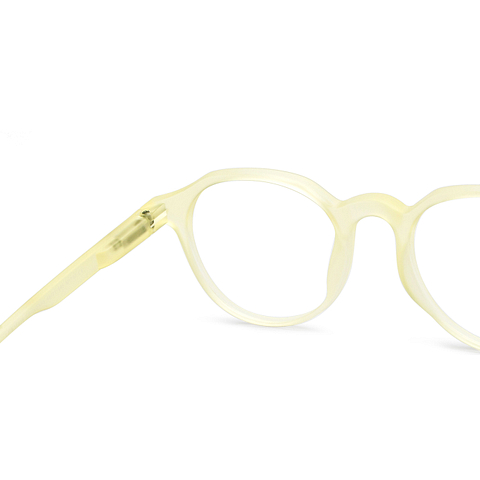 Lenskart Air Online Yellow Transparent Full Rim Round right side