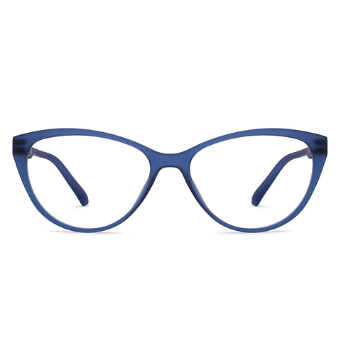 Lenskart Air Online Blue Transparent Full Rim Cat Eye right side Lenskart Air Online Blue Transparent Full Rim Cat Eye right side