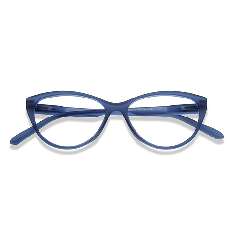 Lenskart Air Online Blue Transparent Full Rim Cat Eye left side Lenskart Air Online Blue Transparent Full Rim Cat Eye left side