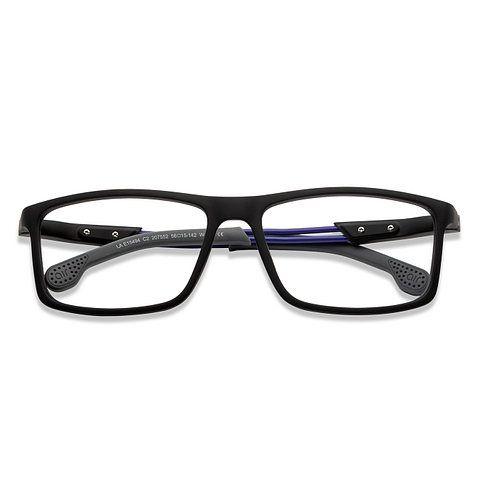 Lenskart Air Online Black Full Rim Rectangle left side