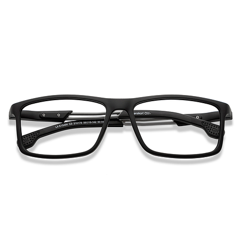 Lenskart Air Black Full Rim Rectangle left side