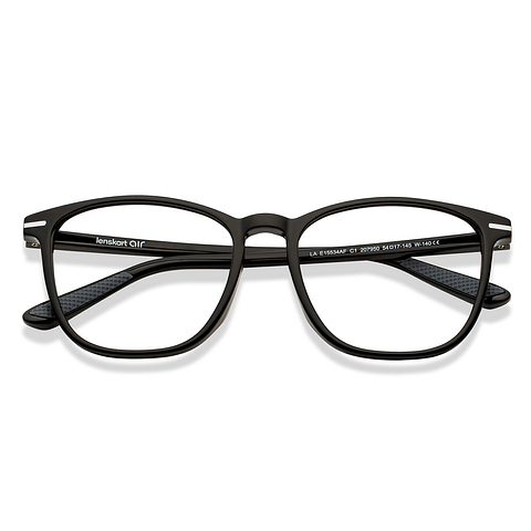 Lenskart Air Online Black Full Rim Square left side