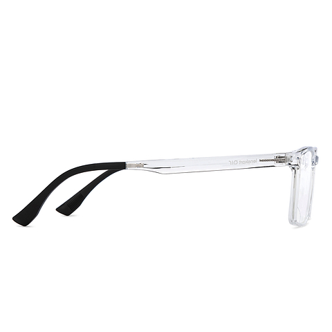 Lenskart Air Crystal Transparent Full Rim Rectangle left side