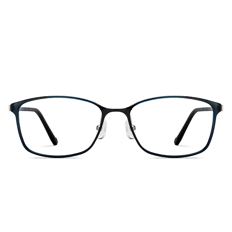 Lenskart Air Blue Transparent Full Rim Rectangle right side