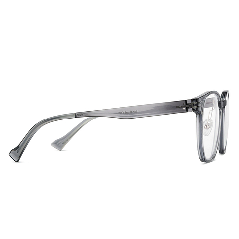 Lenskart Air Gray Transparent Full Rim Square left side