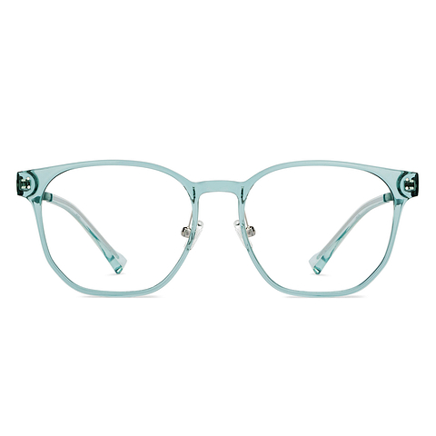 Lenskart Air Green Transparent Full Rim Square right side