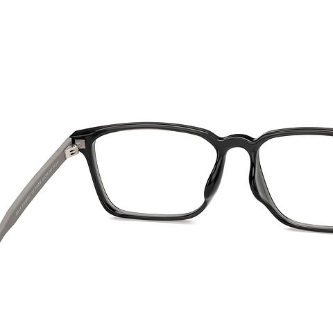 Lenskart Air Black Grey Full Rim Rectangle right side