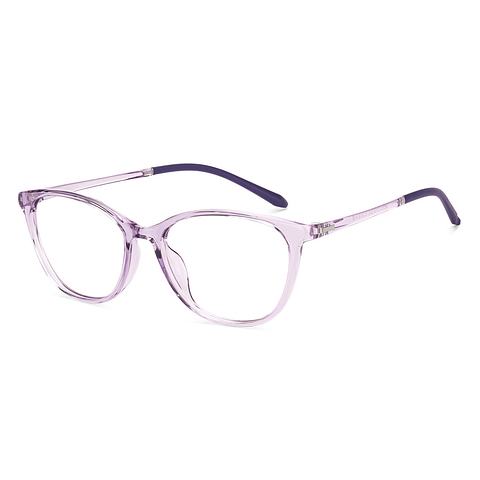 Buy Purple Transaprent Full Rim Cat Eye Lenskart Air Classics LA