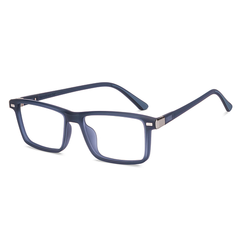 Lenskart Air Blue Full Rim Rectangle left side