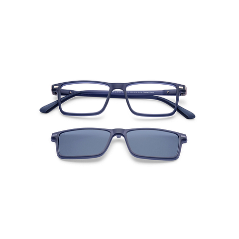 Lenskart Air Blue Full Rim Rectangle right side