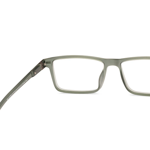 Lenskart Air Gray Full Rim Rectangle left side