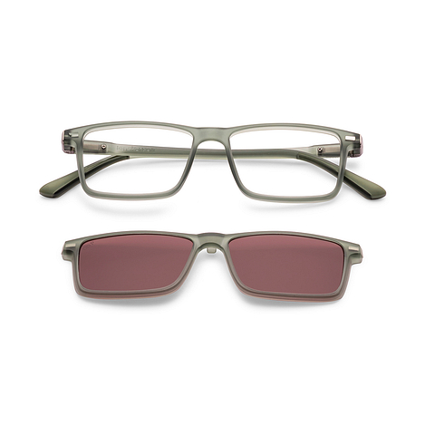 Lenskart Air Gray Full Rim Rectangle right side