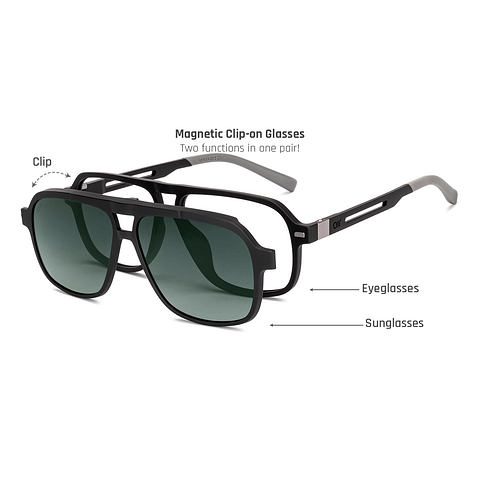 Lenskart Air Black Full Rim Square left side
