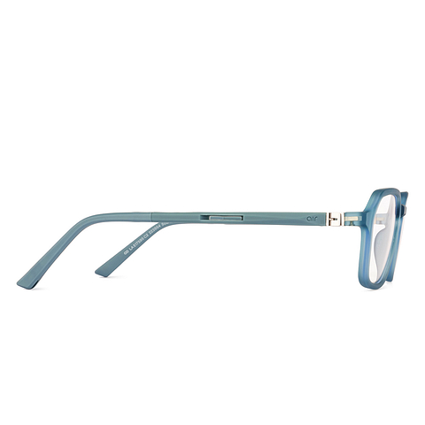 Lenskart Air Green Full Rim Geometric left side