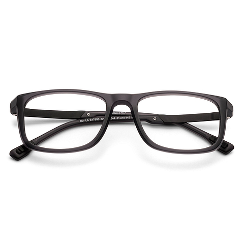 Lenskart Air Matte Black Full Rim Rectangle left side Lenskart Air Matte Black Full Rim Rectangle left side