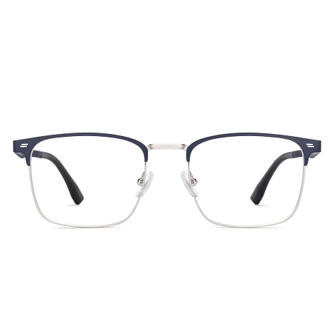 Lenskart Air Sky Blue Full Rim Square left side