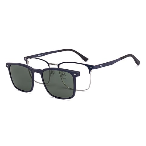 Lenskart Air Sky Blue Full Rim Square left side