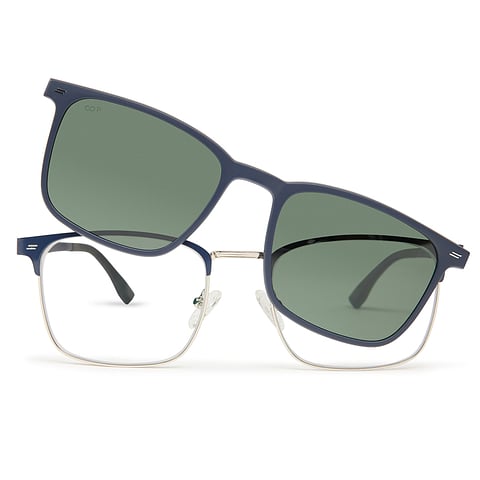 Lenskart Air Sky Blue Full Rim Square left side
