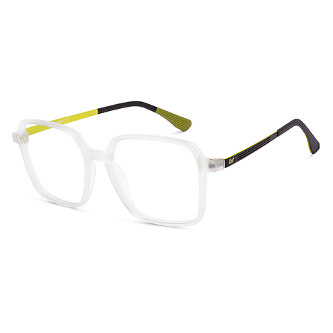 Lenskart Air Online Crystal Transparent Full Rim Square left side