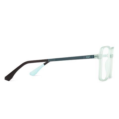 Lenskart Air Online Light Green Full Rim Square right side Lenskart Air Online Light Green Full Rim Square right side