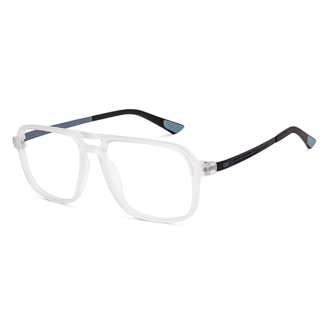 Lenskart Air Online Crystal Transparent Full Rim Aviator right side