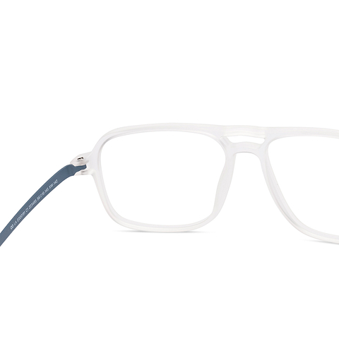 Lenskart Air Online Crystal Transparent Full Rim Aviator right side