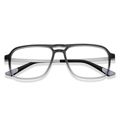 Lenskart Air Online Black Full Rim Aviator left side
