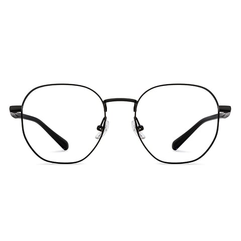 Lenskart BLU Screen Glasses Blue Block Screen Glasses: Black Blue Full Rim Geometric Lenskart Blu BLU COMPUTER GLASSES-C2 right side Lenskart BLU Screen Glasses Blue Block Screen Glasses: Black Blue Full Rim Geometric Lenskart Blu BLU COMPUTER GLASSES-C2 right side