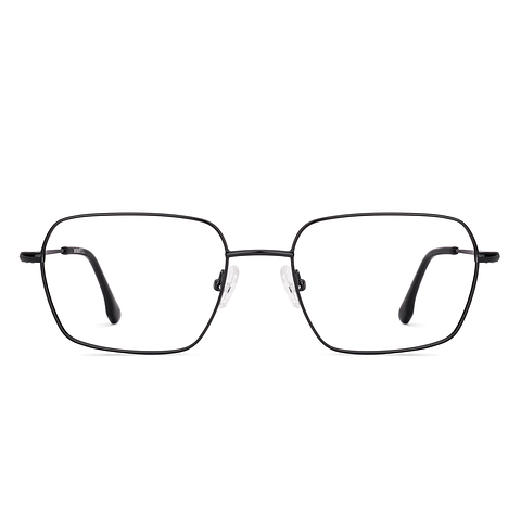 Lenskart BLU Screen Glasses Blue Block Zero Power Screen Glasses : Black Full Rim RectangleLenskart Blu LB E17375-C2 right side