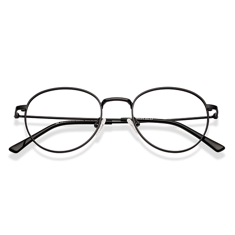 Buy Blue Block Zero Power Screen Glasses Blue Full Rim Round