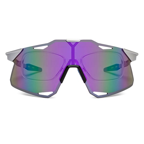 Lenskart Boost Silver Full Rim Square left side
