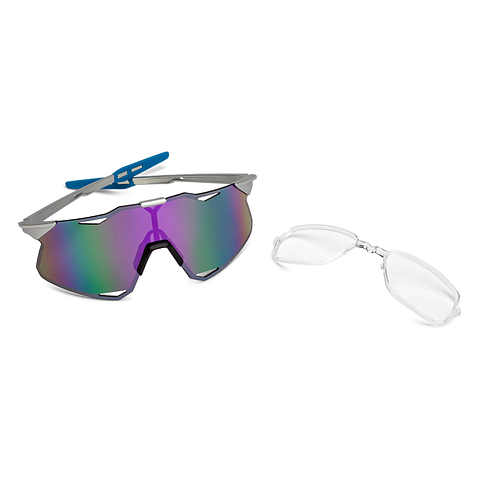 Lenskart Boost Silver Full Rim Square left side