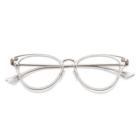 Lenskart Studio Online Crystal Transparent Full Rim Cat Eye right side Lenskart Studio Online Crystal Transparent Full Rim Cat Eye right side