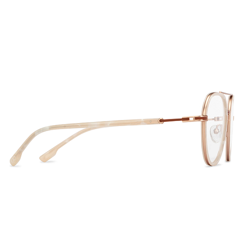 Lenskart Studio Online White Full Rim Round left side