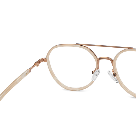 Lenskart Studio Online White Full Rim Round right side