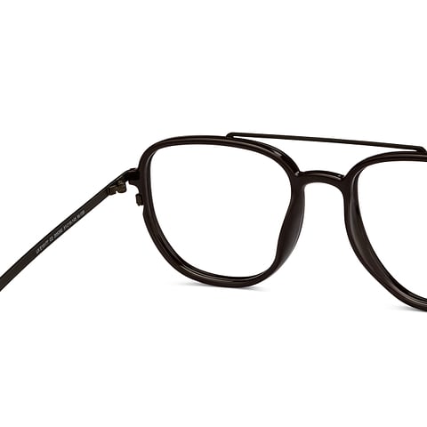 Lenskart Studio Online Dark Brown Full Rim Square right side