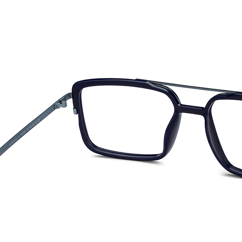 Lenskart Studio Online Sky Blue Full Rim Square right side