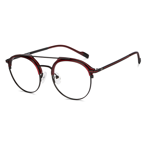 Lenskart Studio Online Red Full Rim Round right side