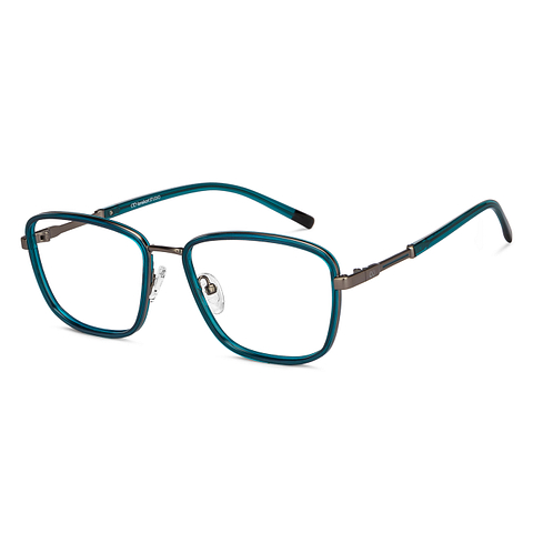 Lenskart Studio Online Sky Blue Full Rim Square right side