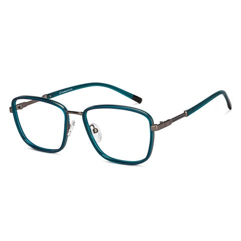 Lenskart Studio Online Sky Blue Full Rim Square right side