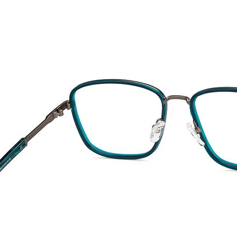 Lenskart Studio Online Sky Blue Full Rim Square right side