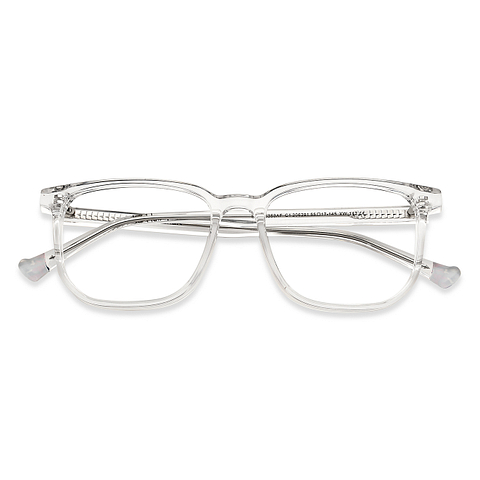 Lenskart Crystal Transparent Full Rim Square right side