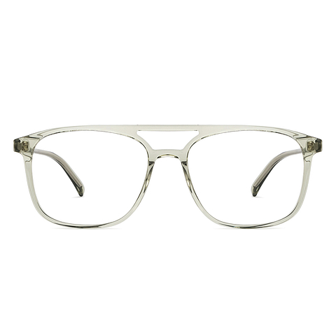 Lenskart Air Gray Transparent Full Rim Round right side