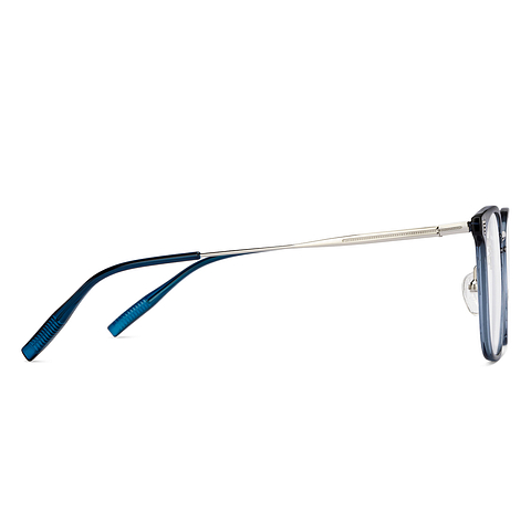 Lenskart Silver Full Rim Square left side